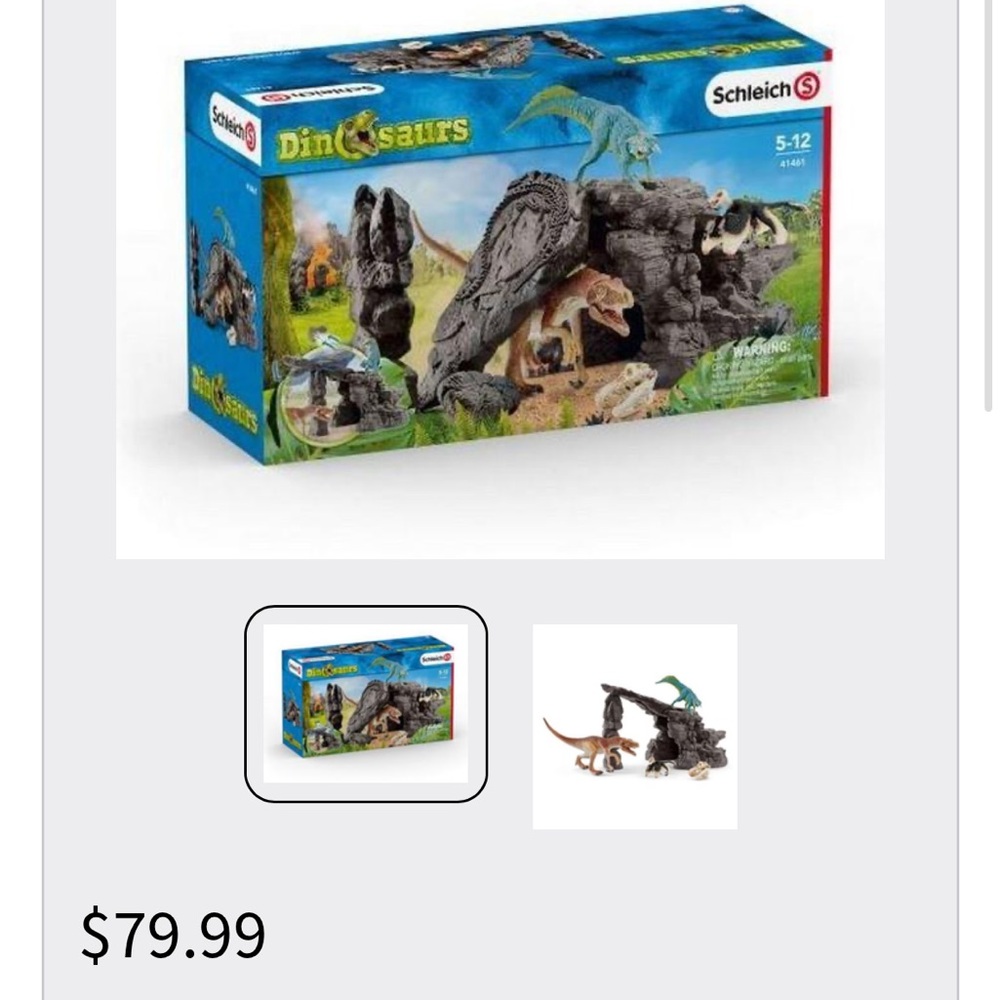 Schleich Dino Set with Cave